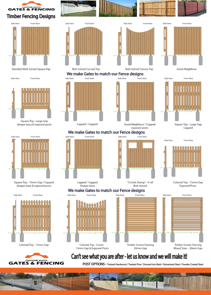 Timber Fencing Design